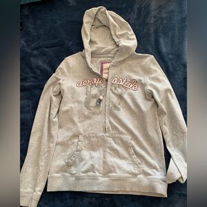 Early 2000s Aeropostale 1/4 Zip Juniors Sweatshirt Size Medium